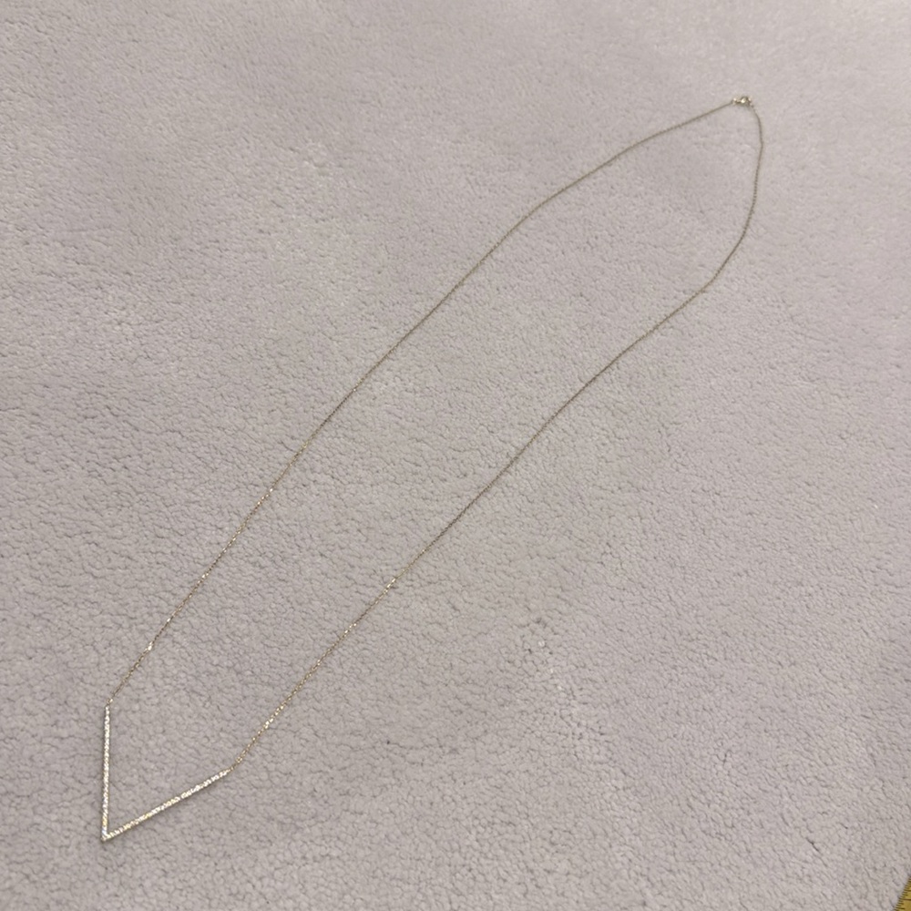 Long Chevron Necklace